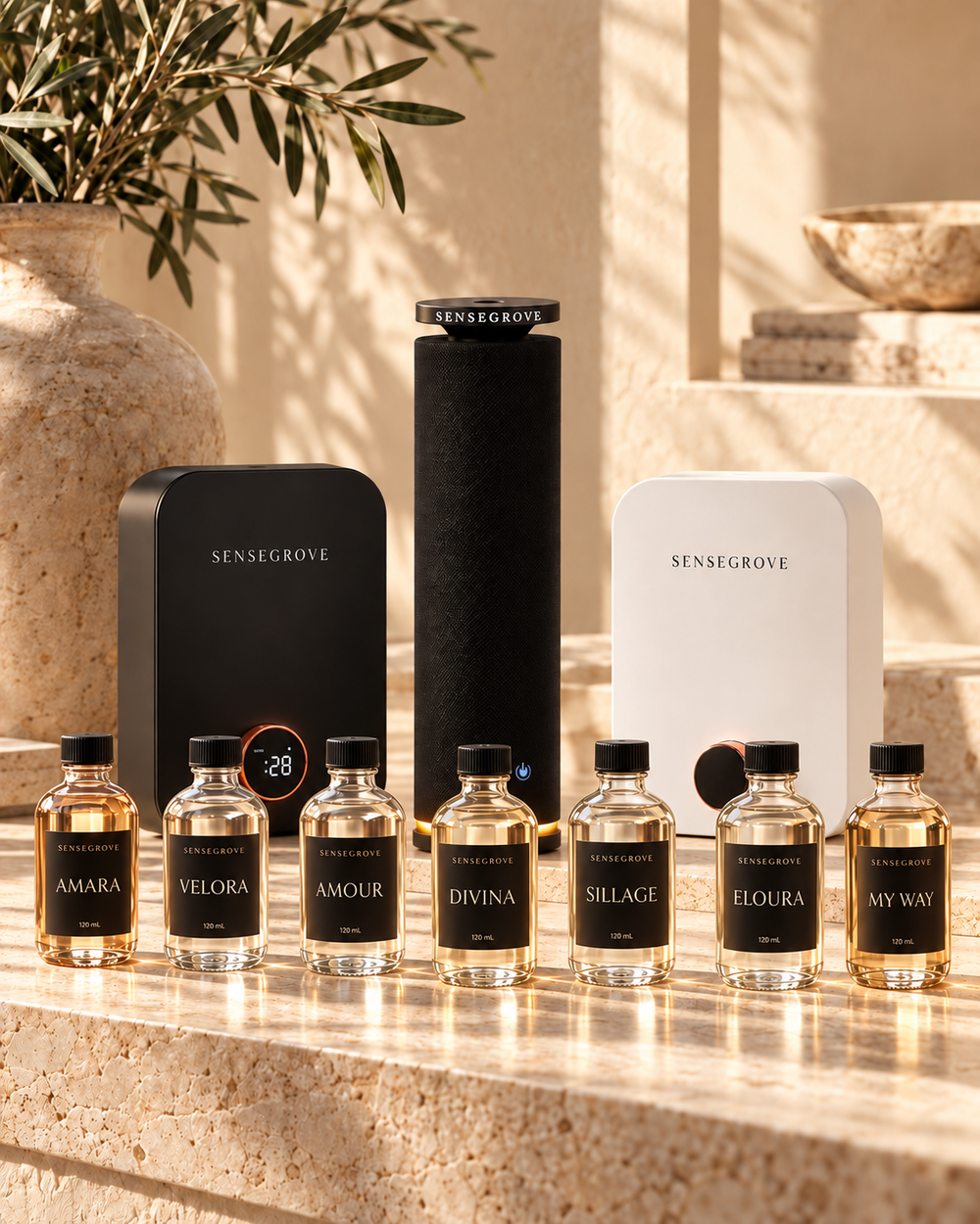 SenseGrove Starter Kit with The Home diffuser and 120mL fragrance oil
