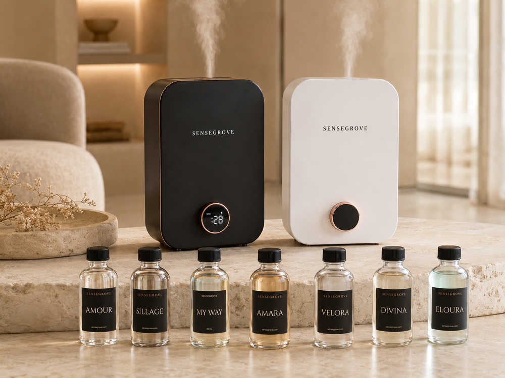 SenseGrove Starter Kit with The Home diffuser and 120mL fragrance oil